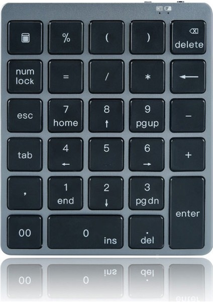 Bluetooth Kablosuz Numarası Pedleri 28 Tuşlar N960 Tablet Telefon Için Android Windows Siyah (Yurt Dışından)