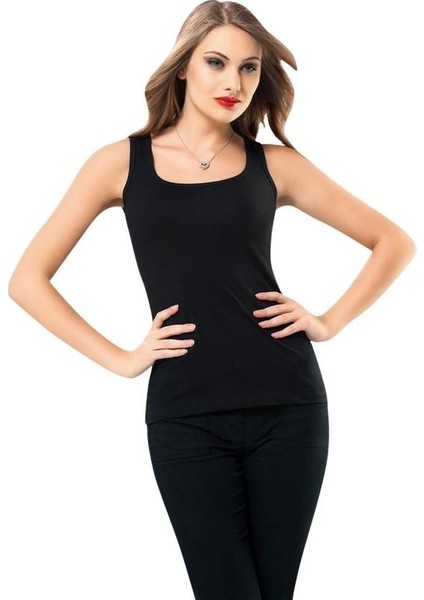 2937 Kadın Licralı Havuz Yaka