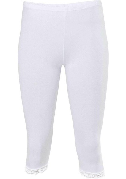 3254 Kadın Ince Dantelli Tayt