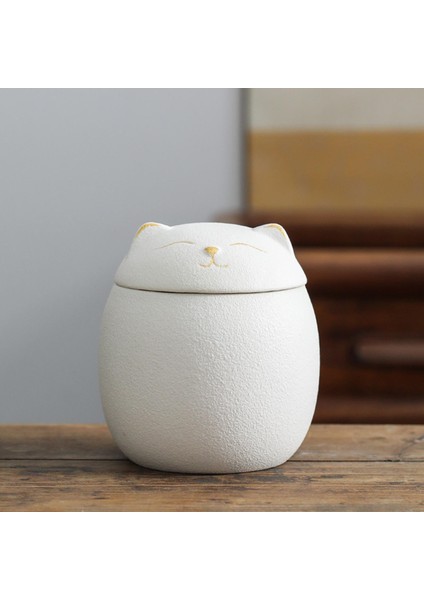 Multiuse Çay Kutusu Gevşek Yaprak Çay Konteyner Tezgah Beyaz Için Kapaklı (Yurt Dışından)