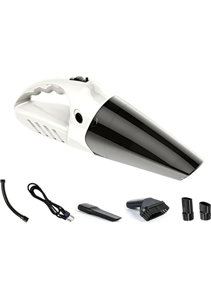 Araba Elektrikli Süpürge Emme Nozulları ile Güçlü Araba Iç Beyaz Için 4500 Pa (Yurt Dışından)