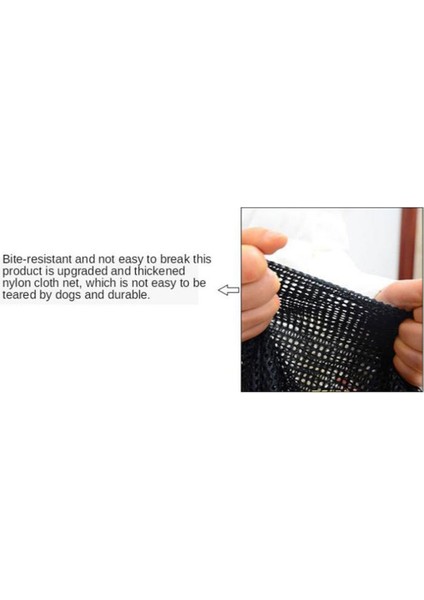 Mesh Pet Köpek Kapısı Kapı Bariyeri Güvenli Koruma Çit Kapalı Açık Kasa Için L (Yurt Dışından)