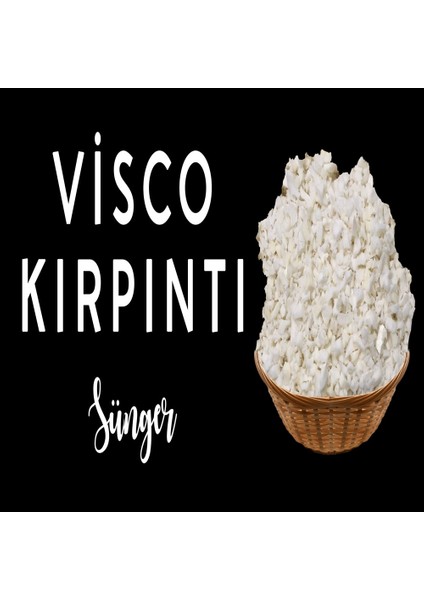 10 kg Visco Kırpık Sünger Mobilya Koltuk Minder Kırlent Dolgu ve Dolum Malzemesi