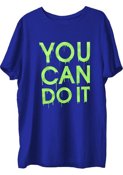 Youcan Baskılı Penye Boks Sporcu T-Shirt