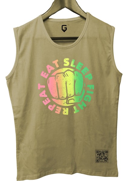 Top Glory Eatsleepx Tank Top Kolsuz Sporcu Tshirt