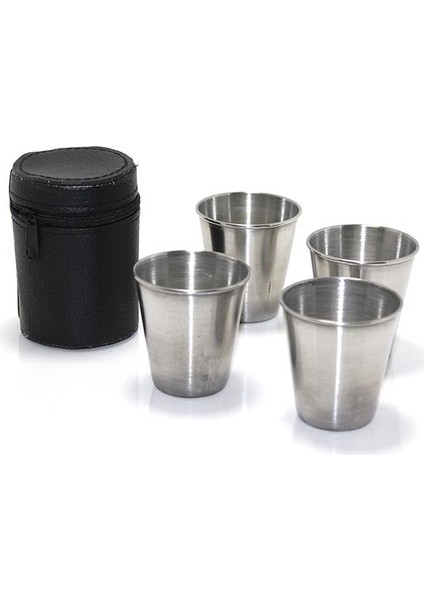 Çelik Shot Bardak (4ADET + Çanta) fiyatları
