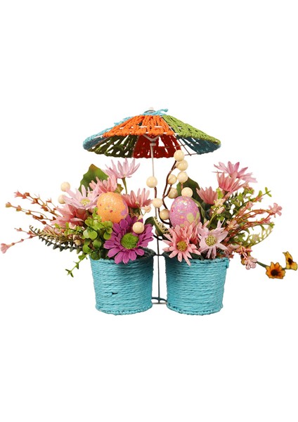 Yapay Çiçek Süs Yabani Chrysanthemum Faux Bonsai Heykeli Açık Mor Için