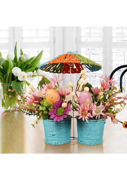 Yapay Çiçek Süs Yabani Chrysanthemum Faux Bonsai Heykeli Açık Mor Için fırsatları