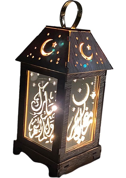 Ramazan Asılı Fener Pil Kumandalı Masa Lambası Iç Mekan Açık A