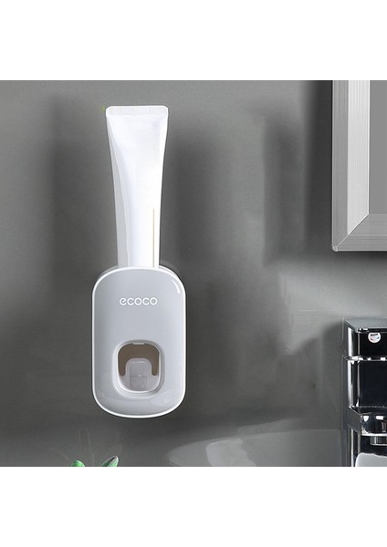 Asılı Otomatik Diş Macunu Dağıtıcı Diş Macunu Raf Banyo Duş Gri Için (Yurt Dışından) modelleri