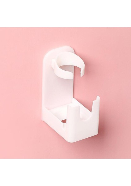 Duvar Montajı Diş Fırçası Tutucu Depolama Raf Banyo Uzay Tasarruflu Duş Beyaz (Yurt Dışından) fiyatları
