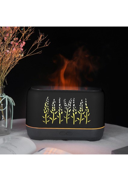 Alev Nemlendirici Aroma Uçucu Yağ Difüzör USB Bebek Odası Yurt Evi Için Siyah (Yurt Dışından) indirimleri