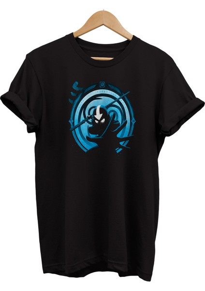 Avatar Baskılı Baskılı %100 Pamuk Oversize T-Shirt Büyük Beden Tişört