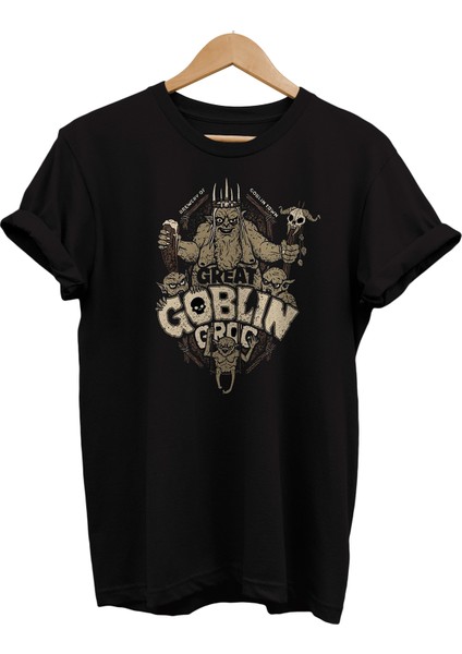 Yüzüklerin Efendisi Lotr Goblin Baskılı%100 Pamuk Oversize T-Shirt