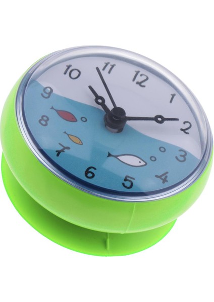 Banyo Duvar Emme Saati Su Geçirmez Zaman Ekran Ev Dekor Hediye Turuncu(Yurt Dışından) indirimleri