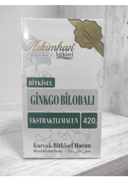Ginkgo Bilobalı Bitkisel Macun 420 gr