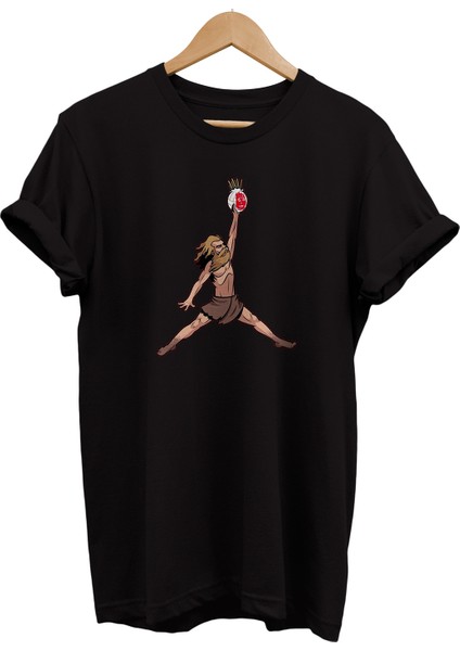 Tom Hanks Baskılı %100 Pamuk Oversize T-Shirt Büyük Beden Tişört