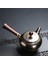 Stoneware Ahşap Saplı Yan Demlik Çin Antika Ev Çay Makinesi Tianmu Sır Kung Fu Çay Seti Seramik Tek Pot Seti | Çaydanlıklar (Yurt Dışından) 3