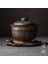 Sancai Kapak Kase Teacup Seramik Çay Bowl Kung Fu Çay Seti Retro El Yapımı Stoneware Büyük Çay Bowl Ev Çay Makinesi | Çay Tureen (Yurt Dışından) 4