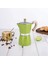 1 Adet Alüminyum Italyan Moka Espresso Kahve Makinesi Filtre Soba Pot 3 Bardak Yeşil | Coffee Tencere (Yurt Dışından) 4