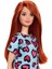 Şık Barbie Mavi Kalpli Elbise T7439 GHW48 6