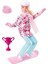 ® Snowboard Sporcusu Bebek (30 cm); ceket; pantolon; atkı; kask; snowboard tahtası ve kupa; 3 yaş ve üzeri HCN32 1