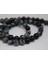 Kar Tanesi Obsidyen Taşı Dizi 6mm 1