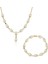 Altın S Desenli Opal Ikili Set 1