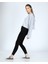 Kadın Gri Pamuklu Basic Sweatshirt 4