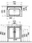 Valarte 80CM Fildişi Alt Modül ve Lavabo 62155 2