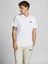 Jack & Jones 12207491_Jcojake Polo Ss Fst Polo Yaka Regular Fit Düz Beyaz Erkek T-Shirt 1