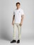 Jack & Jones 12207491_Jcojake Polo Ss Fst Polo Yaka Regular Fit Düz Beyaz Erkek T-Shirt 3