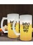 Gift Happy Beer Day Tasarımlı 2’li Buzlu Cam Bira Bardağı 50CL-1 1