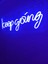 Keep Going Neon LED Duvar Yazısı Dekoratif Işıklı Gece Lambası Duvar Süsü 2
