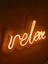 Relax Neon Şekiller Işaret Neon LED Dekoratif Duvar Aydınlatması Neon Duvar Yazısı 4