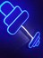 Dumbell Neon Tabela Fitness Neon LED Dekoratif Duvar Aydınlatması Spor Neon Duvar Dekorasyonu 5