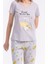 Sweet As Can Bee Kadın Pijama Takımı 2771-S - Gri Melanj 4