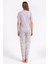 Sweet As Can Bee Kadın Pijama Takımı 2771-S - Gri Melanj 5