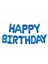 Happy Birthday Mavi Folyo Balon Set 1