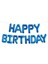 Happy Birthday Mavi Folyo Balon Set 2