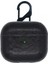 Airpods 2 Için Brayn Style Kulaklık Koruyucu Çengelli Suni Deri Kılıf Siyah 1