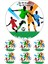 Yenilebilir Pasta Resmi Pirinç Kağıdından Futboll 6-8-10 Kişilik Pastaya Uygun 16 cm 1