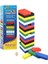 Ahşap Renkli Denge Jenga Oyunu 1