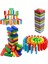 Ahşap Renkli Denge Jenga Oyunu 2