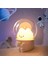 LED Gece Lambası Uzay Kapsül Sevimli Kedi Tavşan Lambası Kawaii Çocuk Bebek Çocuk Yatak Odası Başucu Dekor Işık Yumuşak Sıcak (Yurt Dışından) 2
