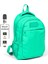 Kids Su Yeşili Üç Bölmeli USB Şarjlı Kulaklık Çıkışlı Sırt Çantası 24309 1