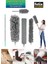 Sihirli Mikrofiber Başlıklı Girintili Yüzey Dip Köşe Raf Temizleme Mopu Toz Alma Fırçası 4 Parça Set 1