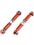 Haoen 6 Adet Metal Çubuk Aksesuarları Ön / Arka ve Rc Wltoys Için Servo Bağlantısı A949 A959 A969 A979 K929 Kırmızı 2