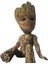 Guardians Of Galaxy Oturan Ağaç Adam Figürü Bebek Groot Modeli Masa Dekoru Çocuk Oyuncak 3