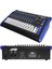 MP-1000 Power Mikser Amfi 2 x 500W 12 Kanal Dsp Efekt Eq USB 2